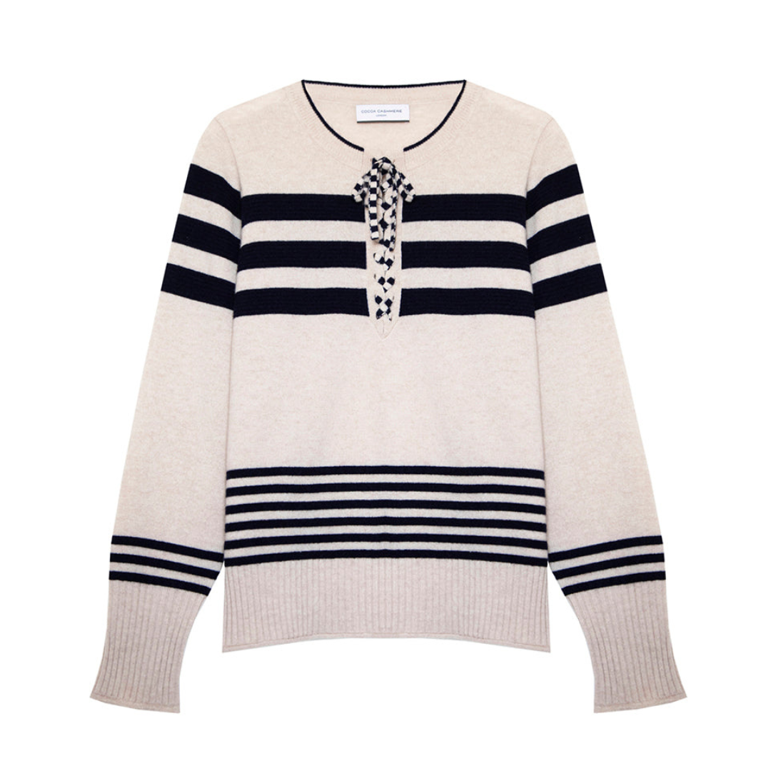 Minna Oatmeal Cashmere Jumper