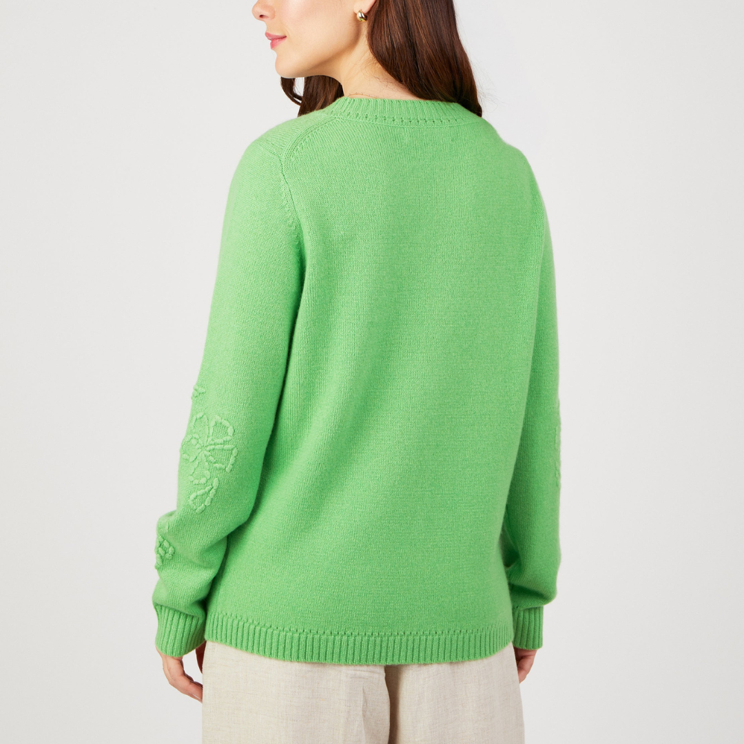 Mia Apple Mint Wool Cashmere Jumper