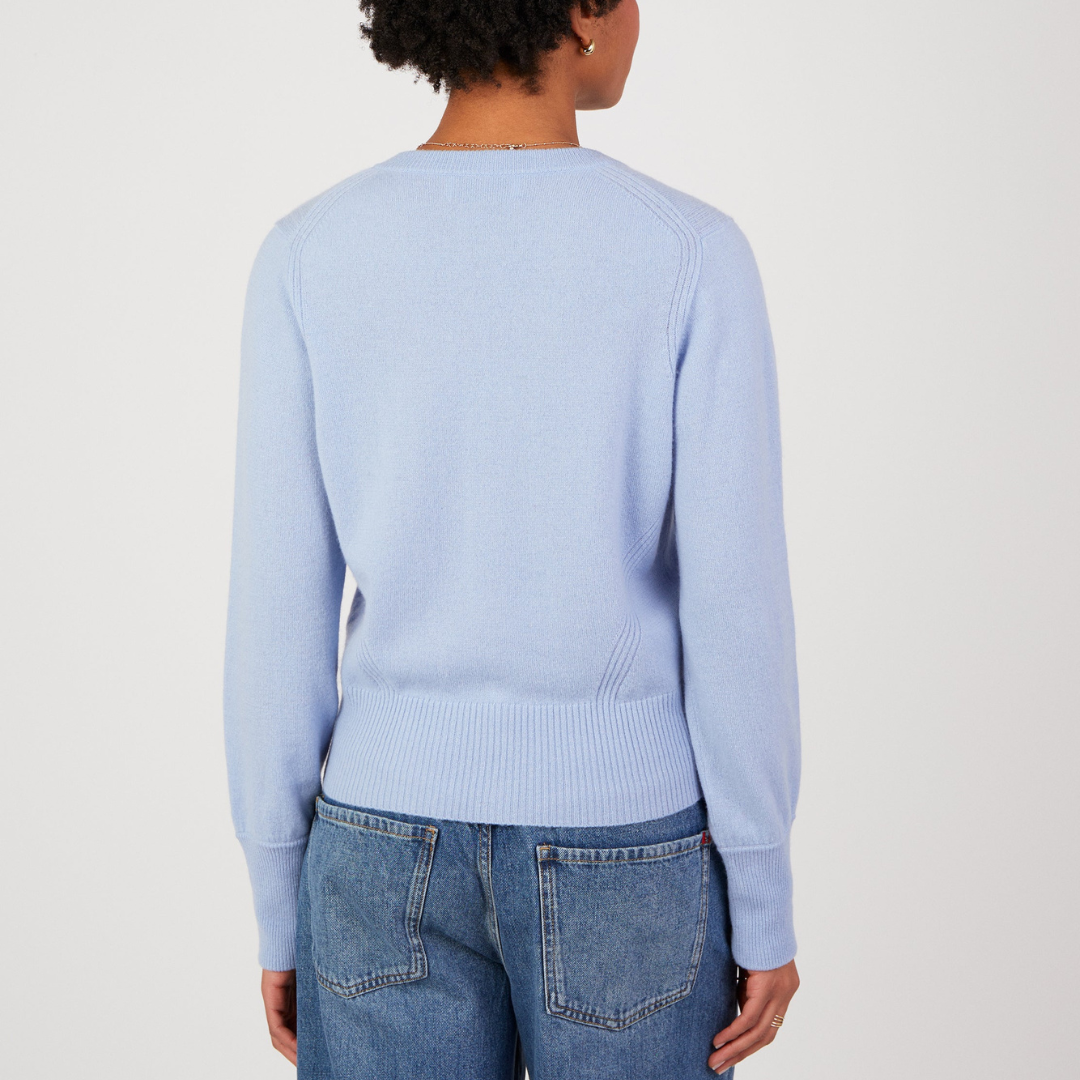 Keira Forget Me Not Cashmere Cardigan