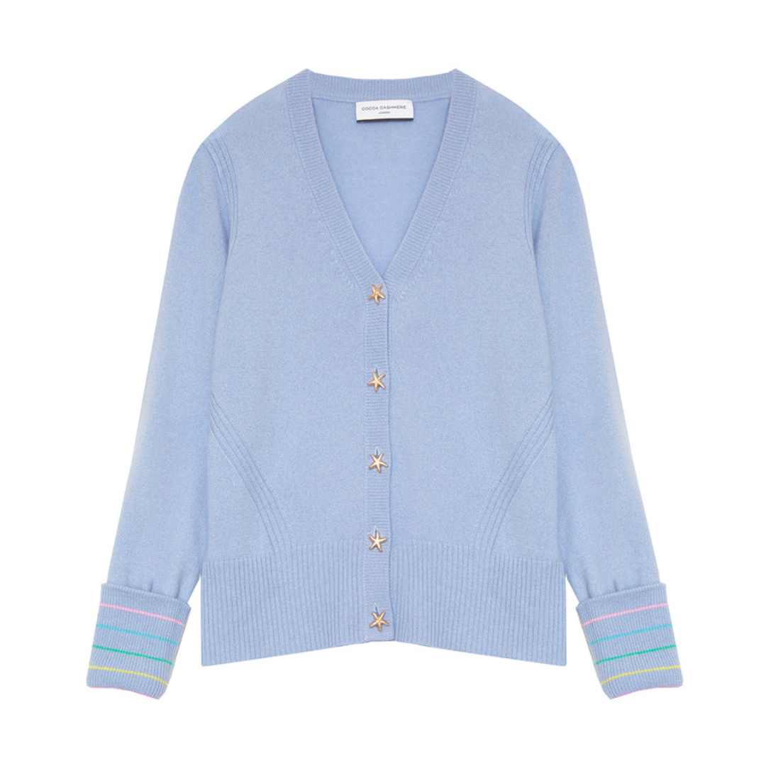 Keira Forget Me Not Cashmere Cardigan