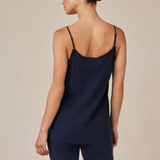 Frayed Tencel Cami - Endless Sea