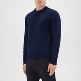 Crewneck Sweater in Donegal Wool-Cashmere