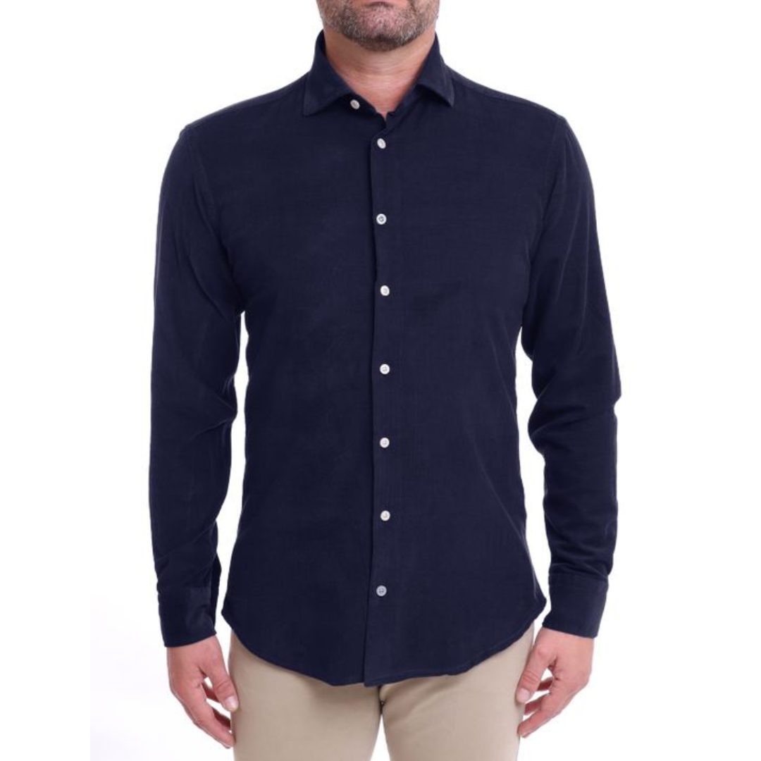 Cordoroy Blue Shirt