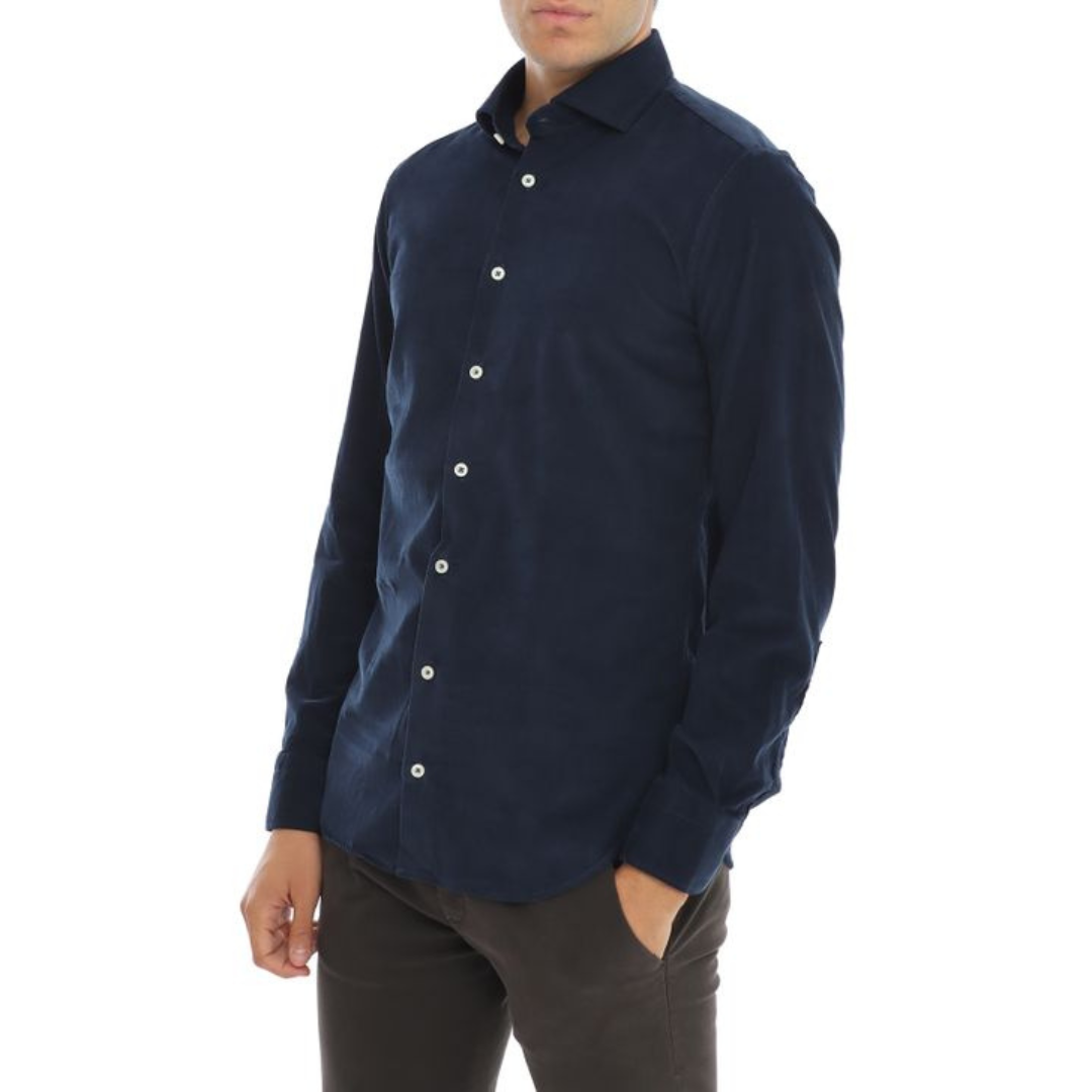 Cordoroy Blue Shirt