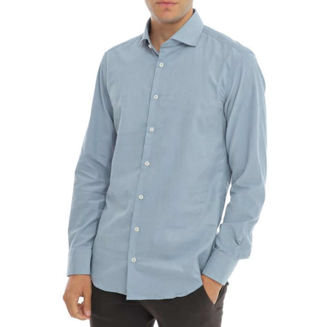 Cordoroy Light Blue Shirt