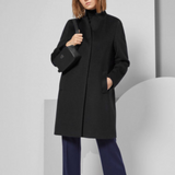 Iconic Black Wool Coat