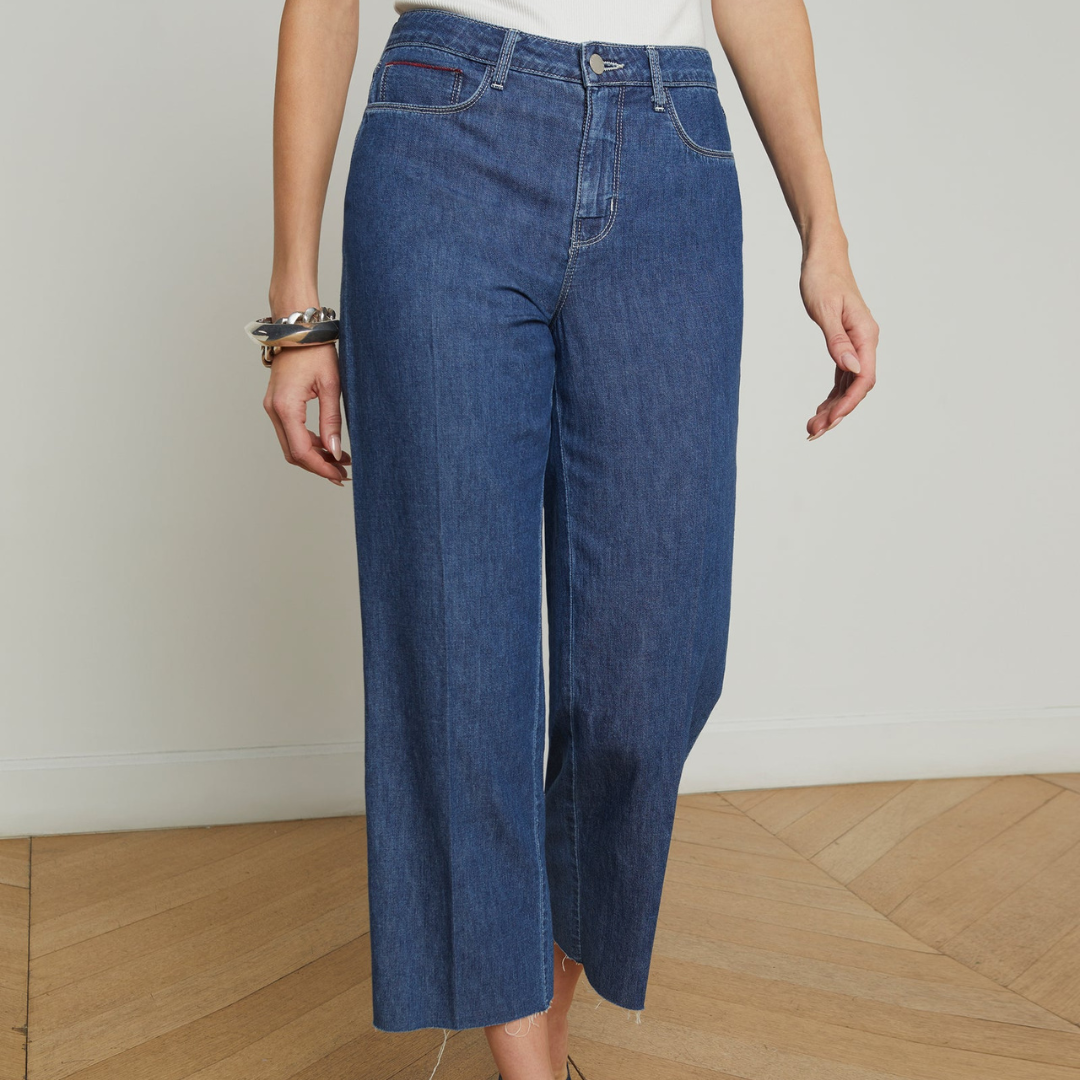 Wanda Cropped Wide-Leg Jean