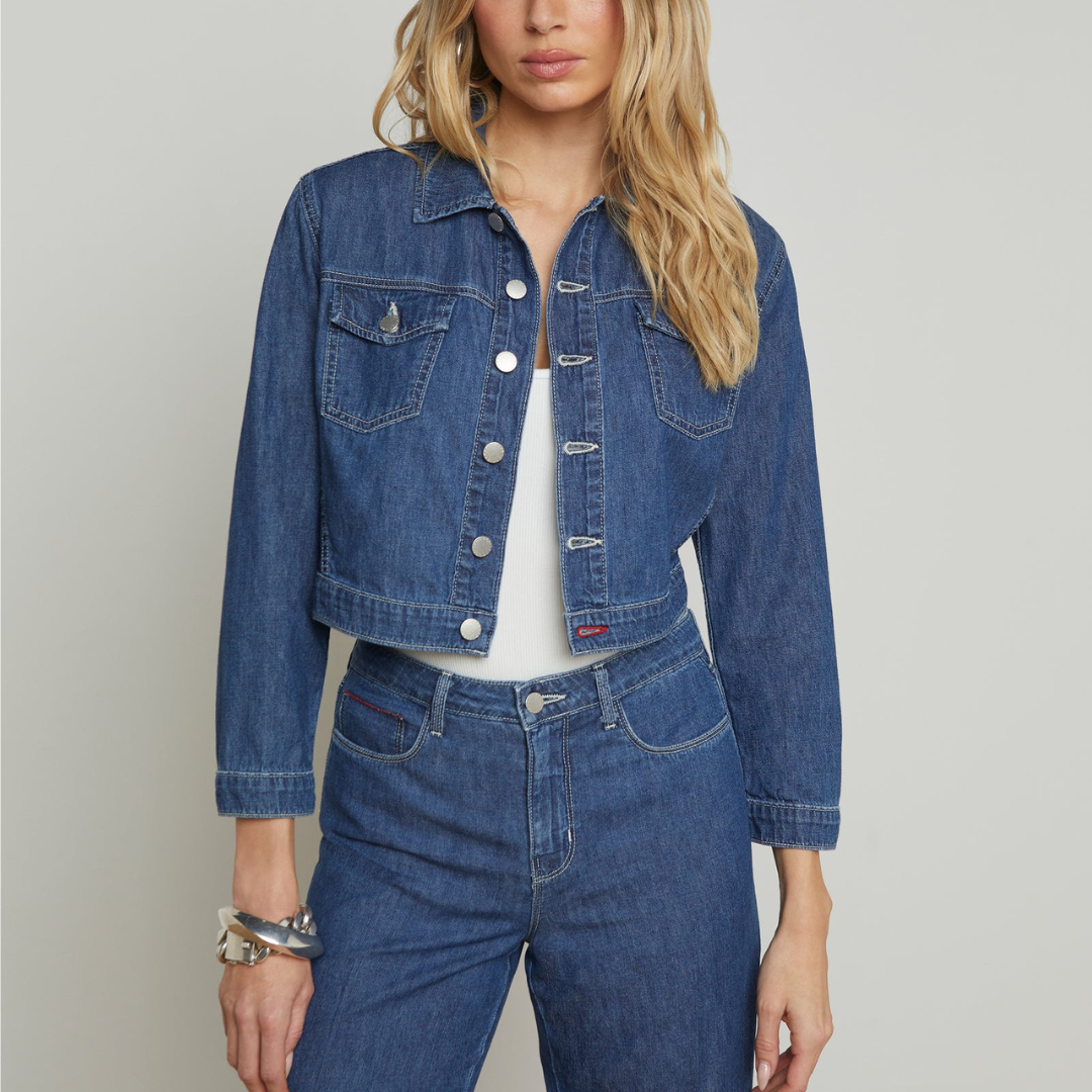 Koda Cropped Denim Jacket